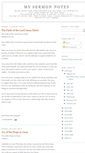 Mobile Screenshot of my-sermon-notes.blogspot.com