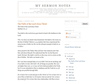 Tablet Screenshot of my-sermon-notes.blogspot.com