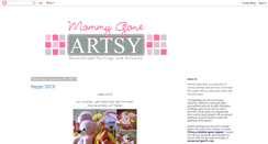 Desktop Screenshot of mommygoneartsy.blogspot.com