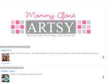 Tablet Screenshot of mommygoneartsy.blogspot.com