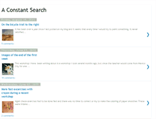 Tablet Screenshot of a-constant-search.blogspot.com