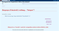Desktop Screenshot of burgonya-vetomag-betegen.blogspot.com