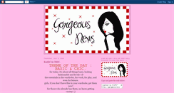 Desktop Screenshot of gorgeousnews.blogspot.com