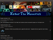 Tablet Screenshot of enterthemaverick.blogspot.com