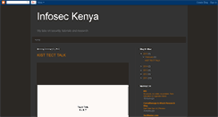 Desktop Screenshot of infoseckenya.blogspot.com