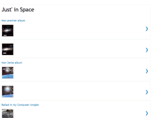 Tablet Screenshot of just-in-space.blogspot.com