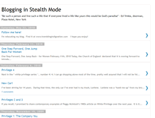Tablet Screenshot of blogginginstealthmode.blogspot.com