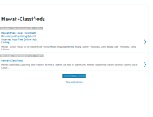 Tablet Screenshot of hawaii-classifieds.blogspot.com