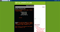 Desktop Screenshot of liveallsportstvlink.blogspot.com