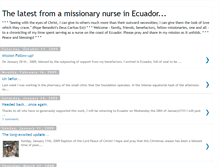 Tablet Screenshot of missionarynurse.blogspot.com