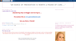 Desktop Screenshot of preventionrd.blogspot.com