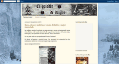 Desktop Screenshot of elpaladindedargor.blogspot.com