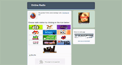 Desktop Screenshot of listenonlineradio.blogspot.com