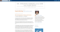 Desktop Screenshot of edm310spring09.blogspot.com