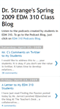 Mobile Screenshot of edm310spring09.blogspot.com