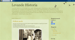 Desktop Screenshot of levandehistoria.blogspot.com