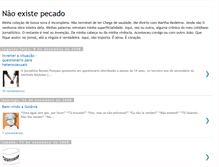 Tablet Screenshot of naoexistepecado.blogspot.com