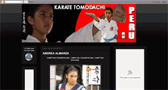 Desktop Screenshot of karatetomodachiperu.blogspot.com