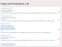 Tablet Screenshot of angrycatproductions.blogspot.com