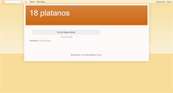Desktop Screenshot of 18platanos.blogspot.com