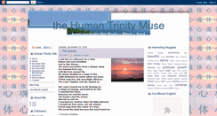 Desktop Screenshot of humantrinitymuse.blogspot.com