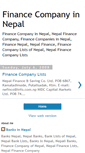 Mobile Screenshot of finance-company-nepal.blogspot.com