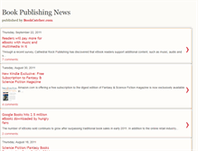Tablet Screenshot of bookpublishingnews.blogspot.com
