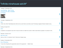 Tablet Screenshot of infinite-minehouse-adv34.blogspot.com