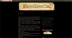 Desktop Screenshot of alcoolosofia.blogspot.com