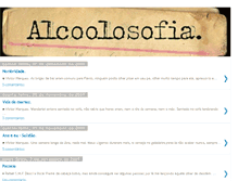 Tablet Screenshot of alcoolosofia.blogspot.com