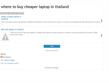 Tablet Screenshot of cheaplaptopthailand.blogspot.com