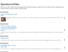 Tablet Screenshot of opensourcevideo.blogspot.com
