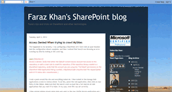 Desktop Screenshot of faraz-khan.blogspot.com