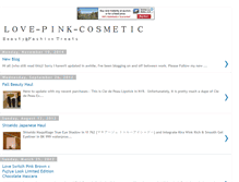 Tablet Screenshot of lovepinkcosmetic.blogspot.com