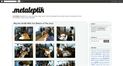Desktop Screenshot of metaleptik.blogspot.com