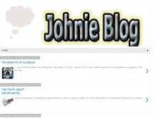 Tablet Screenshot of johnjohnie.blogspot.com