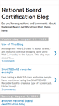 Mobile Screenshot of nationalboardcertificationblog.blogspot.com