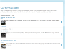Tablet Screenshot of derekthecarguru.blogspot.com