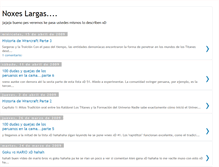 Tablet Screenshot of noxeslargas.blogspot.com