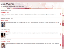 Tablet Screenshot of mainmusings-christine.blogspot.com