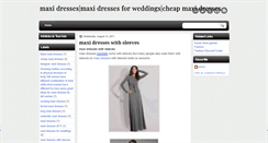 Desktop Screenshot of maxidresses.blogspot.com