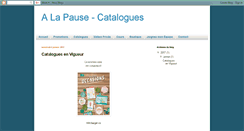 Desktop Screenshot of alapause-catalogues.blogspot.com