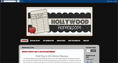 Desktop Screenshot of hollywoodhomeroom.blogspot.com