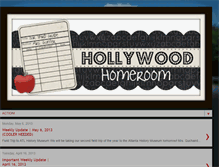 Tablet Screenshot of hollywoodhomeroom.blogspot.com
