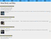 Tablet Screenshot of mindbodyandbike.blogspot.com