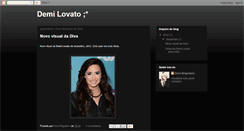 Desktop Screenshot of demilovato.blogspot.com