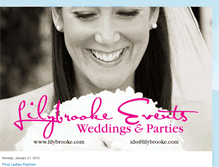 Tablet Screenshot of lilybrookeevents.blogspot.com