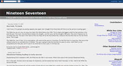 Desktop Screenshot of nineteenseventeen.blogspot.com