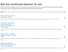 Tablet Screenshot of bestbuymouthwashdispenserforsale.blogspot.com