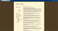 Desktop Screenshot of dbcclibrary.blogspot.com